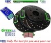 Tylne klocki GreenStuff + NAWIERCANE NACINANE tarcze hamulcowe 315mm EBC seria GD Chevrolet Malibu 2013-